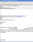 Correo informando la inscripción de su negocio
